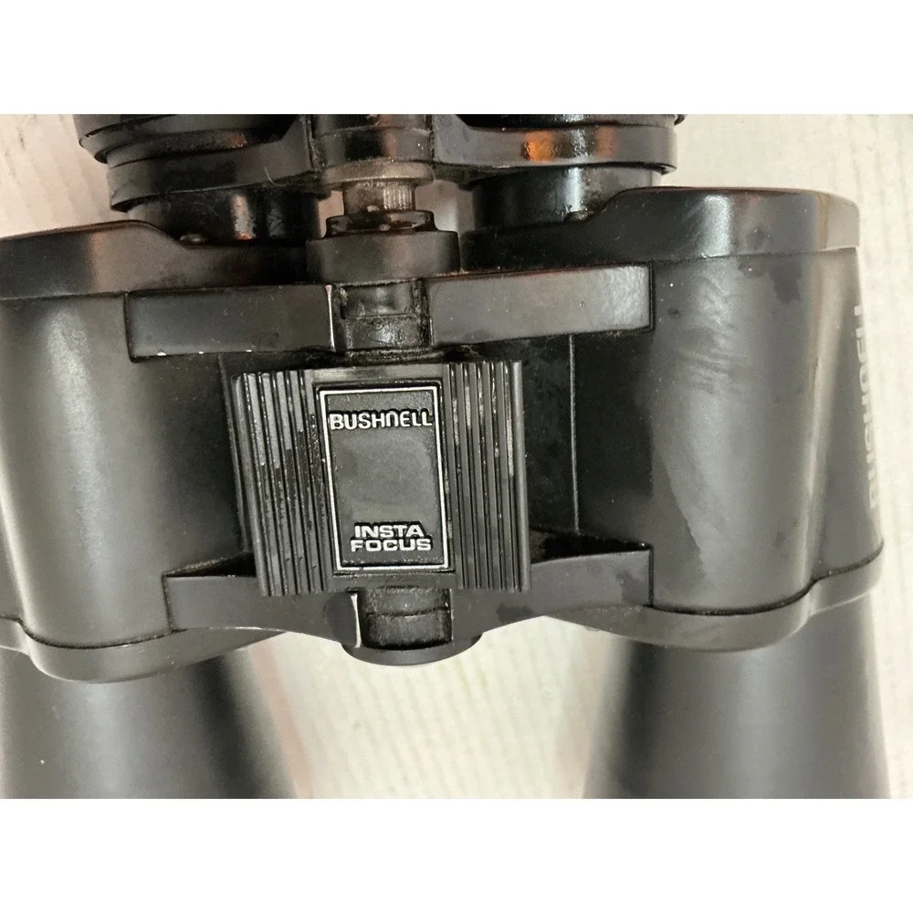 Bushnell Vintage Binoculars Insta-Focus Black 10x50 Outdoor Sports Gear